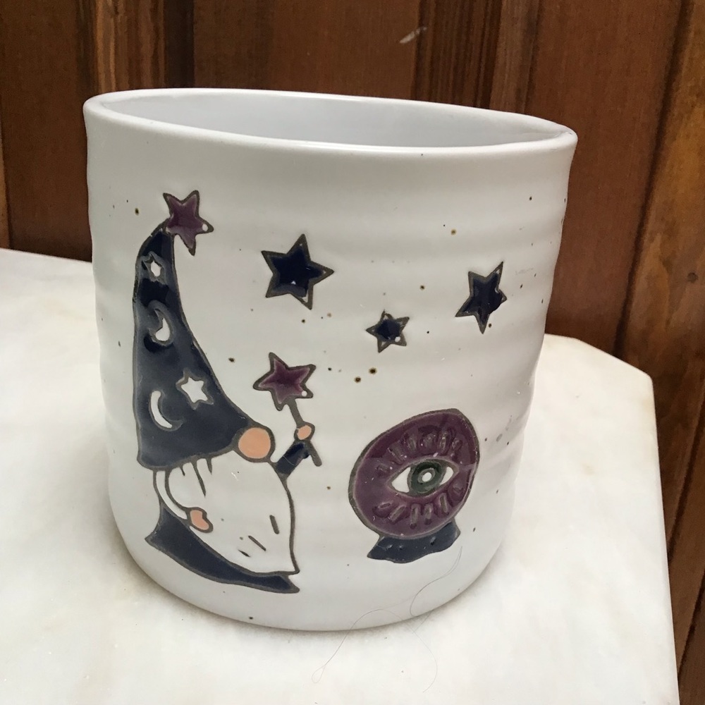 FINAL SALE Cobwebs & Cauldrons Mystical Wizard Canister